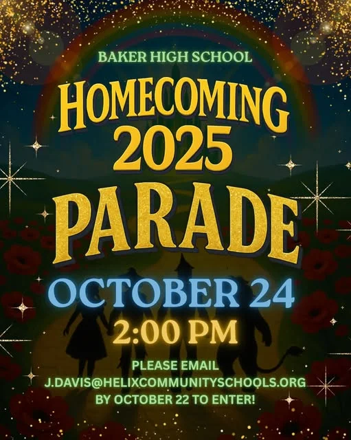 Homecoming Parade flyer