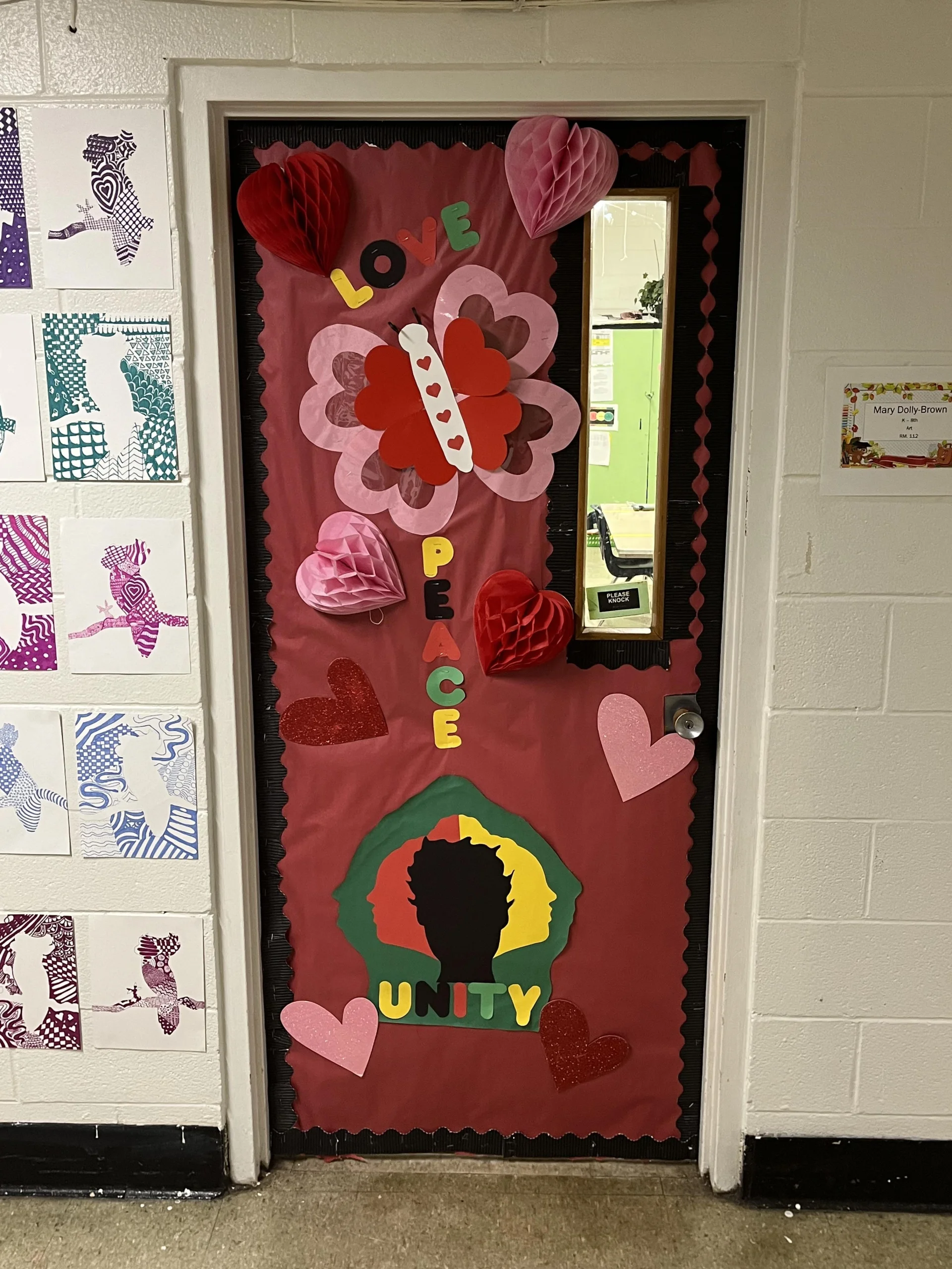 PRAMS classroom door decoration