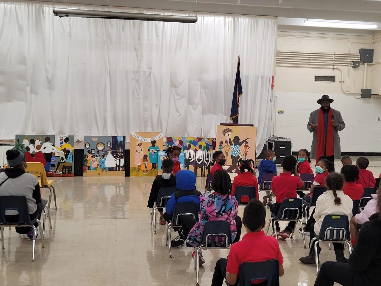 African American Art assembly