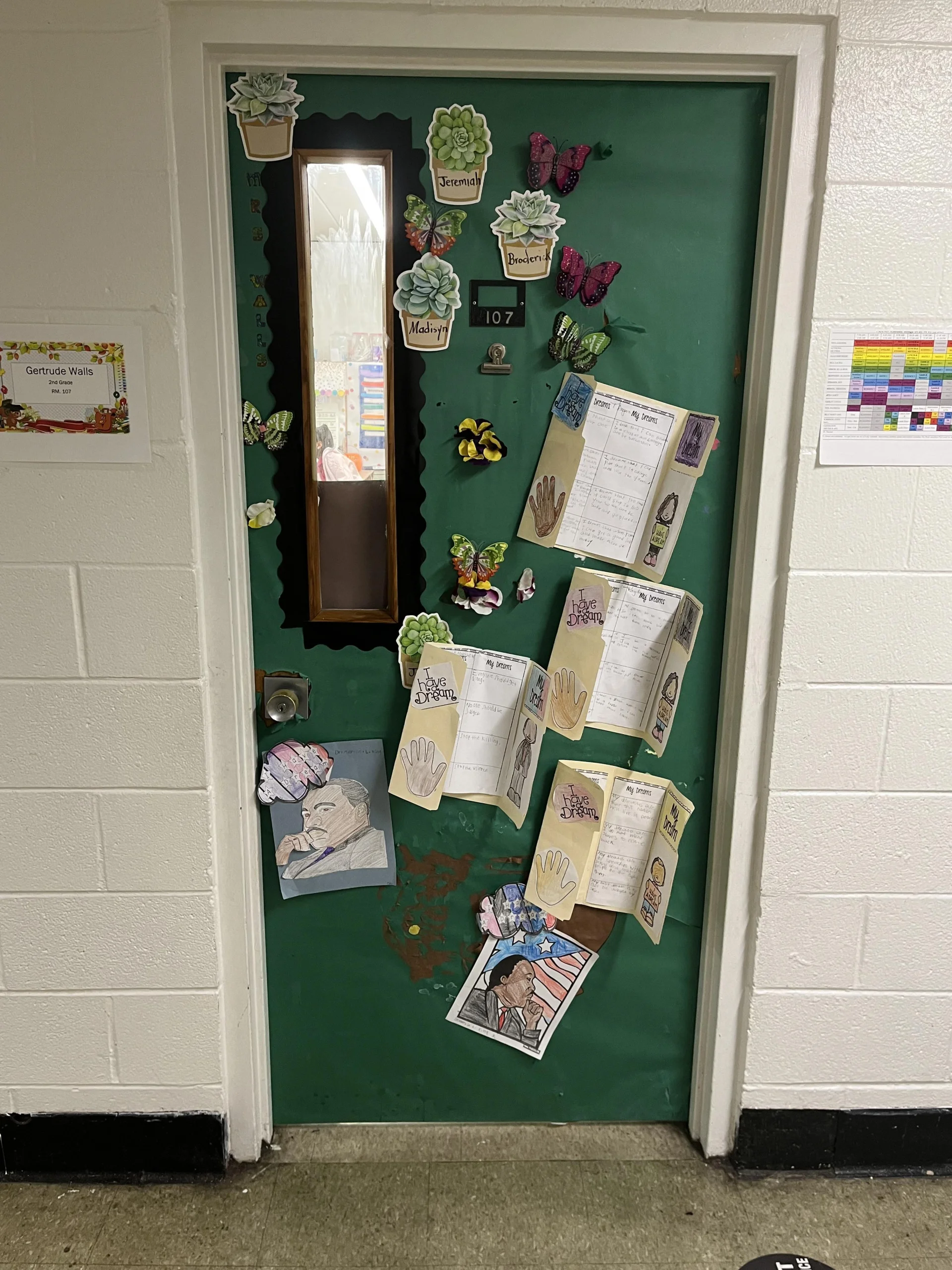 PRAMS classroom door decoration