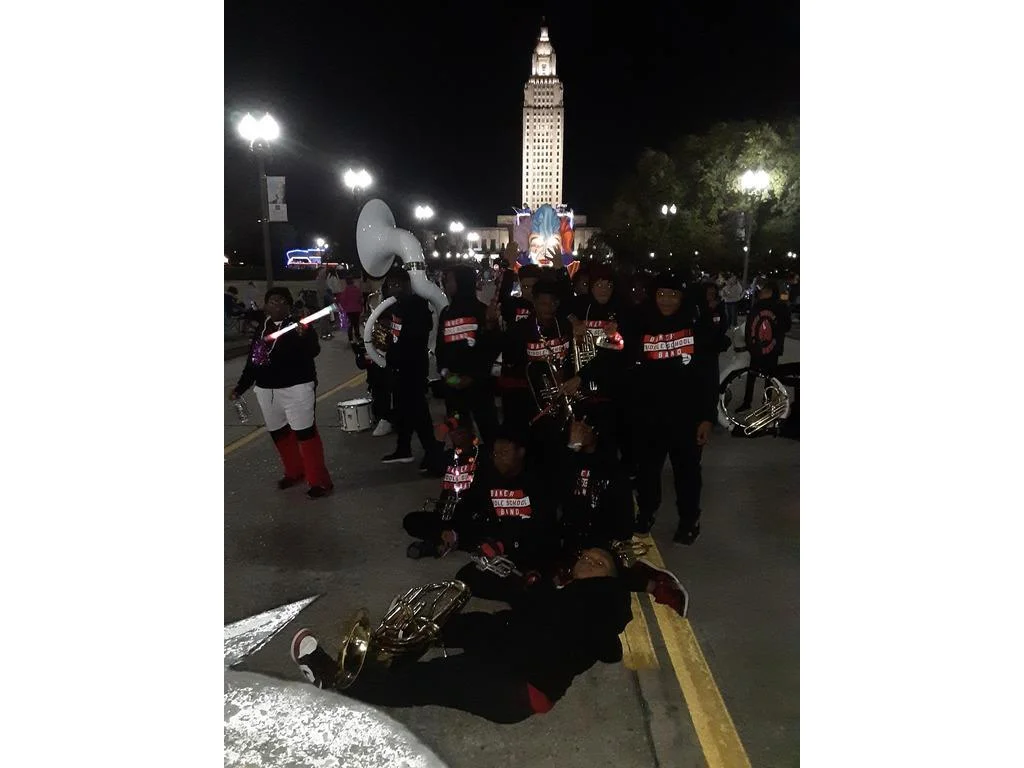 BMS band in Krewe of Artemis Parade