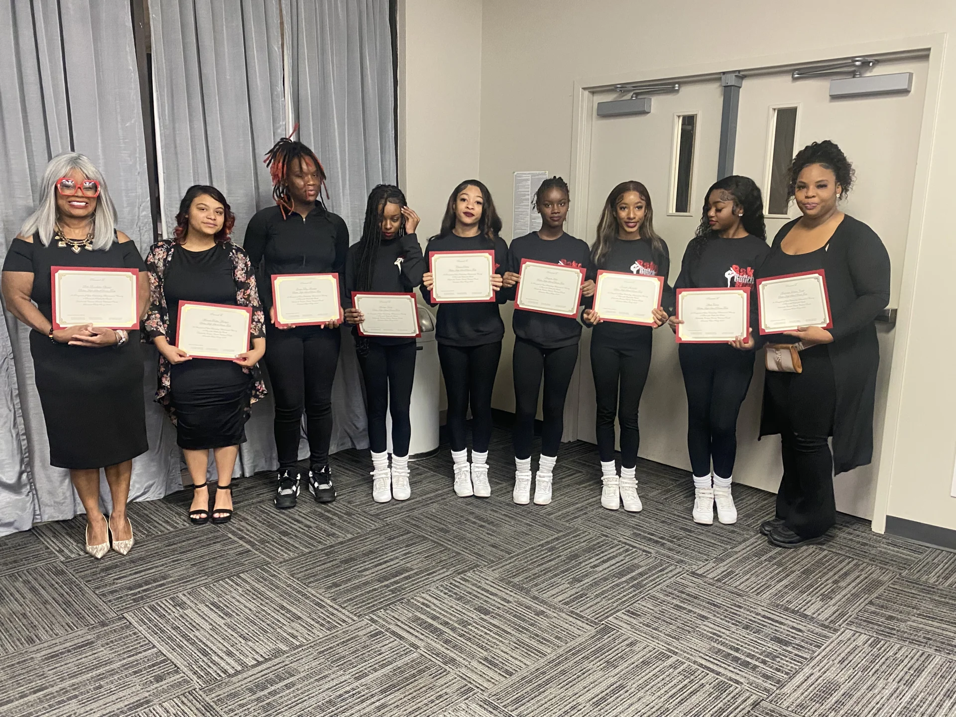 BHS Dance Team Honored at Feb 6th CoBSS Board Meeting