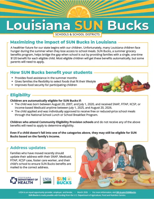 Louisiana SUN Bucks