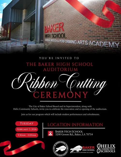 Baker High School Auditorium Ribbon-Cutting Ceremony