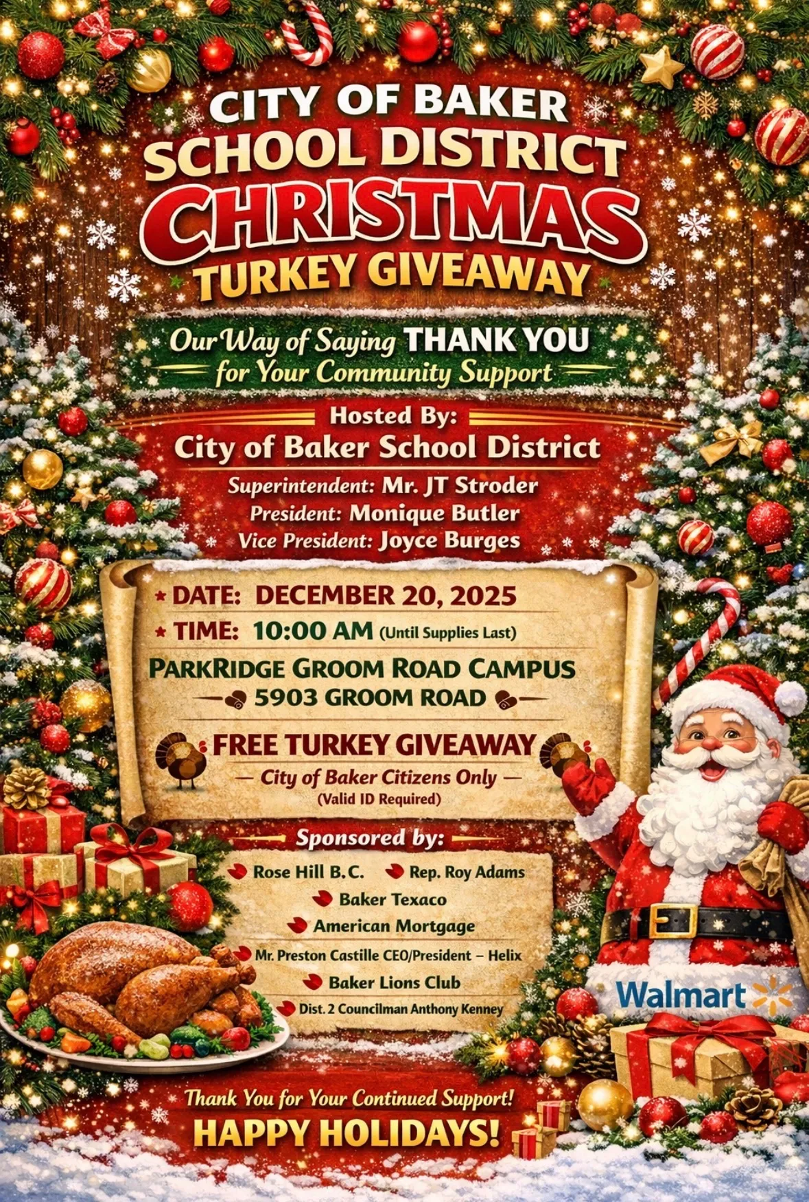 CoBSS: Christmas Turkey Giveaway