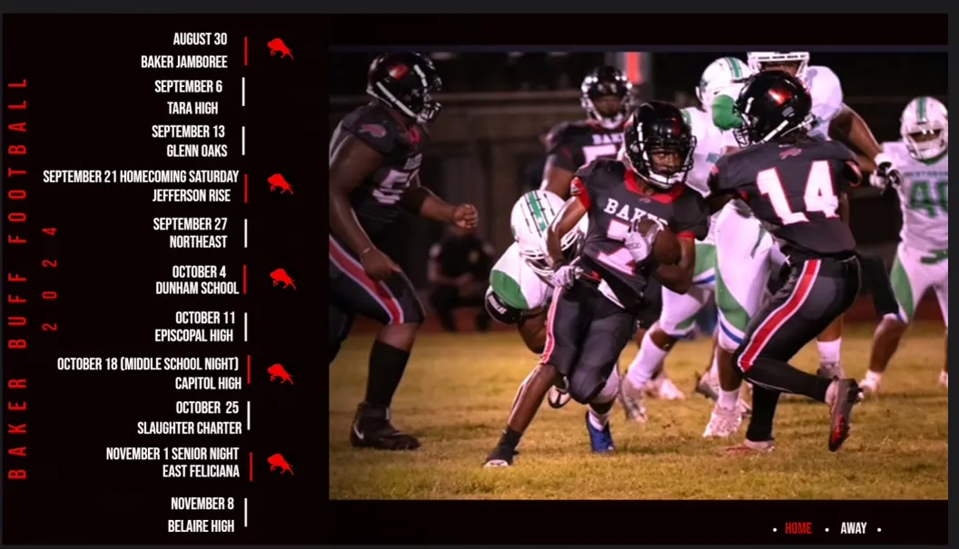 Baker High School Football Schedule