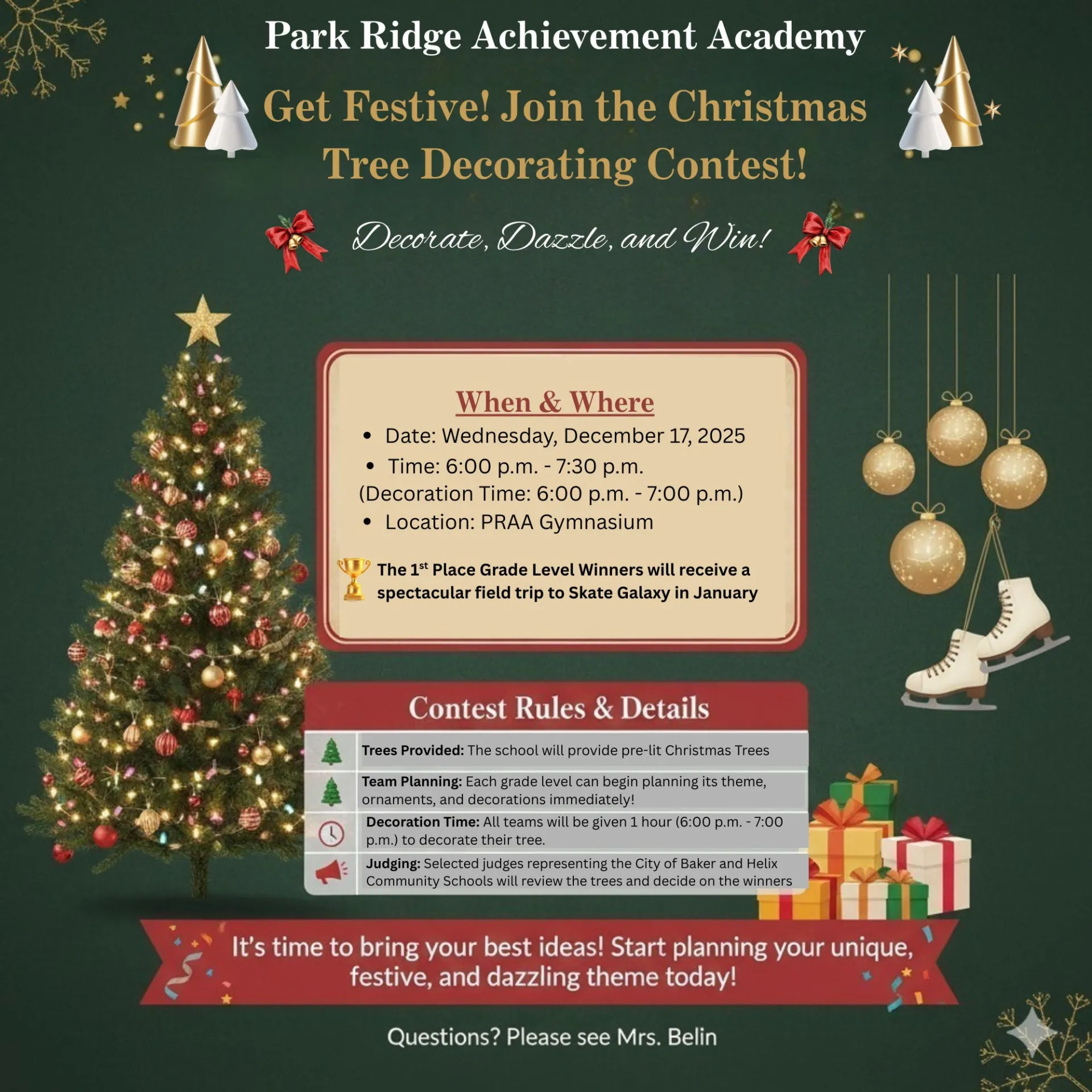 Tree Decorating Contest