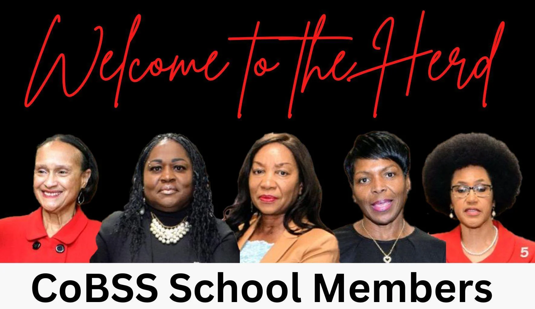 Welcome to the Herd board members graphic